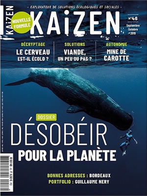 Couverture du magazine Kaizen : Désobéir pour la planète