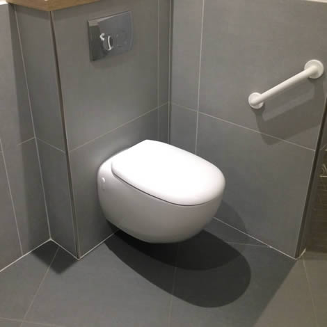 Les toilettes sèches adaptables d'intérieur et son WC d'origine
