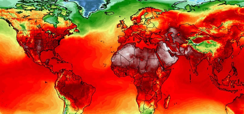 Record de températures sur la planète en juillet 2018