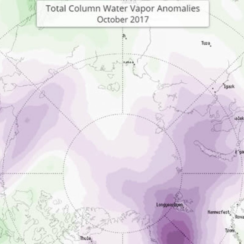 La vapeur d'eau augmente dans l'atmosphère terrestre.