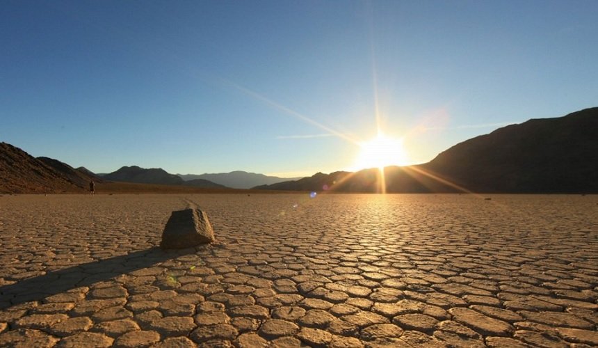 Photo de la chaleur extrême dans la Death Valley
