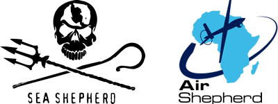 Logo de l'ONG Sea Shepherd et Air Shepherd